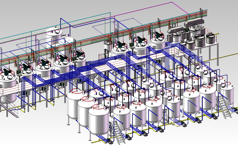 Liquid Washing Homogenizing Mixer